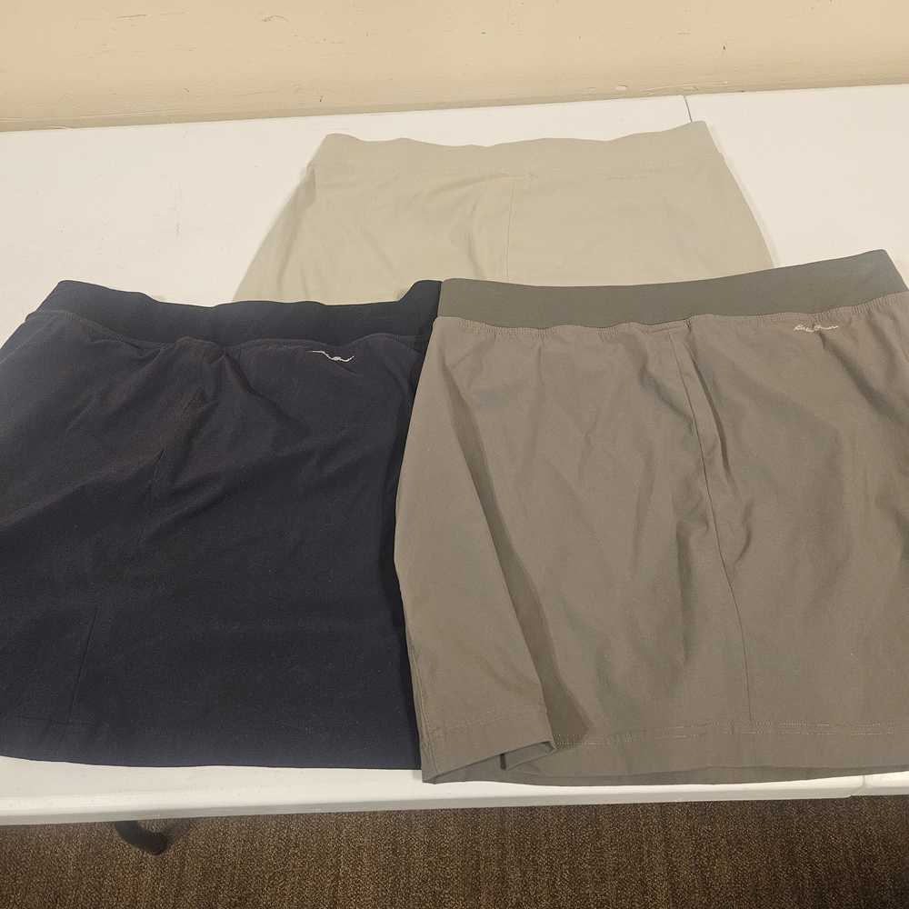 Peformance Eddie Bauer Women's Skort Trio - Navy, Taupe, Beige